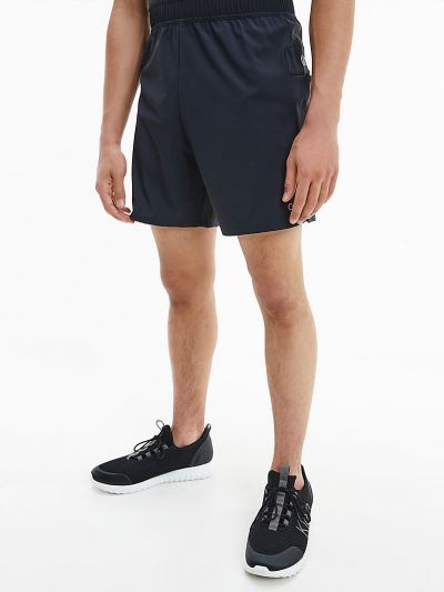 Calvin Klein Ruhák HU975049 | Calvin Klein Logo Tape Gym Férfi Rövidnadrág Fekete